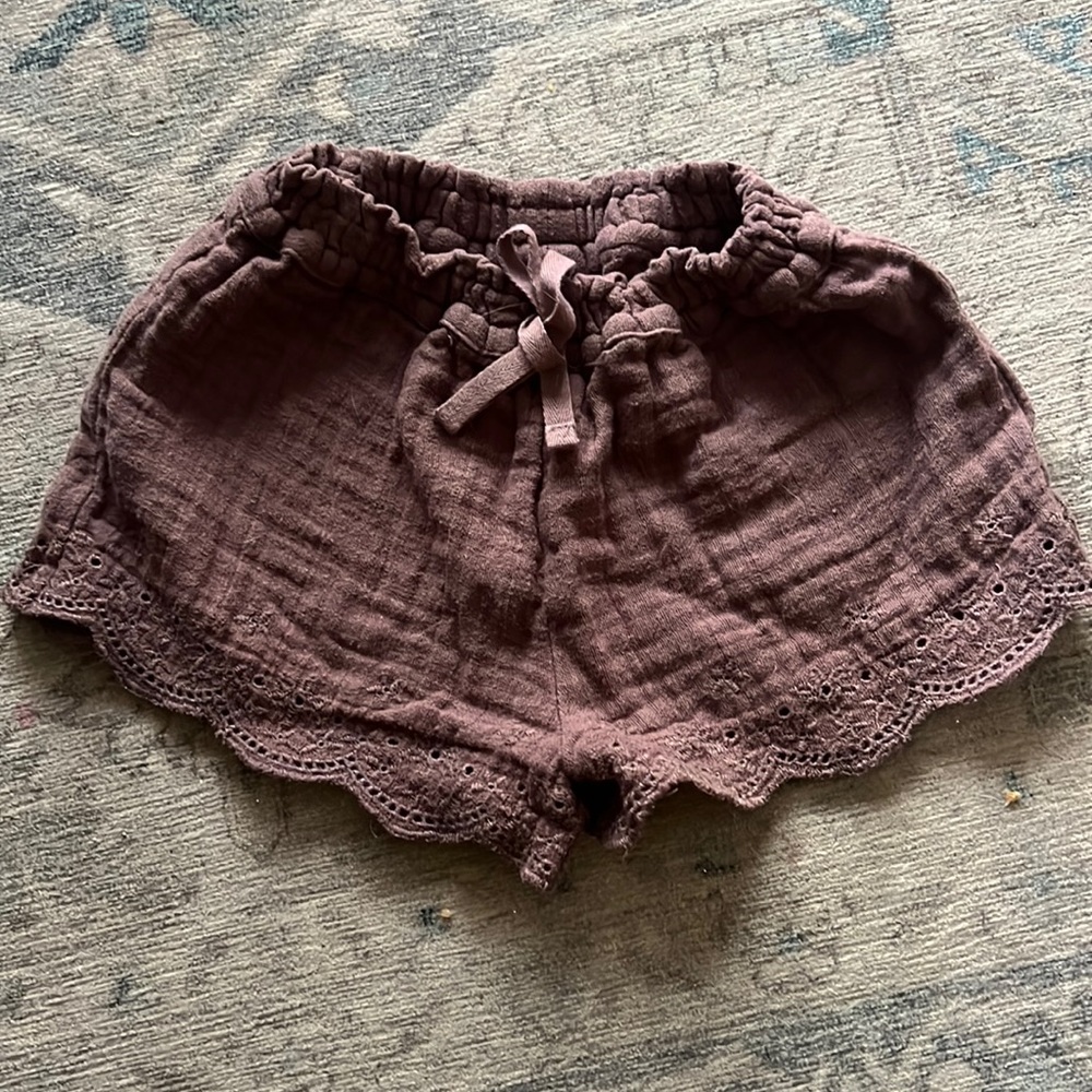 Jamie Kay dark plum shorts